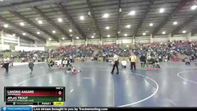 67 lbs Cons. Round 2 - Lansing Aagard, 208 Badgers vs Atlas Trout, Wasatch Wrestling Club