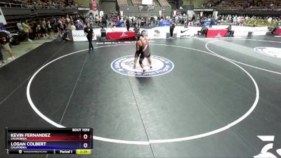 92 lbs Quarterfinal - Kevin Fernandez, California vs Logan Colbert, California