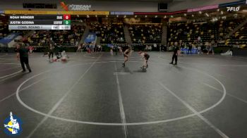 138 lbs Cons. Round 1 - Justin Godina, Lockport (Twp.) vs Noah Wenger, Shakopee