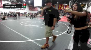 106 lbs Champ. Round 2 - Lorenzo Castillo, Calvary Chapel vs Patrick Krajeski, Santa Fe
