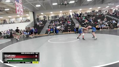 120 lbs Cons. Round 4 - Dylan Hall, Greater Heights vs Conner Anderson, TCW