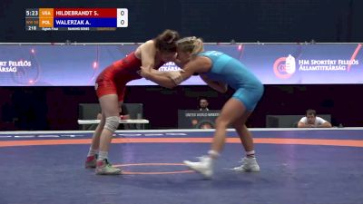 50 kg 1/8 - Sarah Hildebrandt, USA vs Agata Walerzak, POL