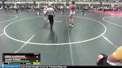 140 lbs Champ. Round 1 - Jerrin Glasbrenner, Fennimore Wrestling Association vs Johnny Pyburn, Wisconsin Rapids Lincoln High School Wrestling