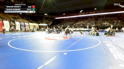 190 Class 4 lbs Champ. Round 1 - Graham Bennett, Ozark vs Mason Huebner, Liberty (Wentzville)