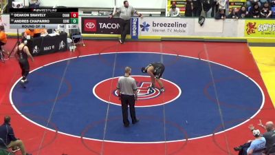 212 lbs Round Of 16 - Deakon Snavely, Chambersburg vs Andres Chaparro, Conestoga Valley