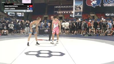 150 lbs Cons. Rd Of 64 - Evan Protopapa, Ohio vs Jimmy Landis, Ohio