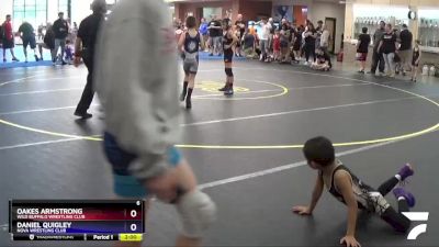 67 lbs Quarterfinal - Daniel Quigley, NOVA Wrestling Club vs Oakes Armstrong, Wild Buffalo Wrestling Club