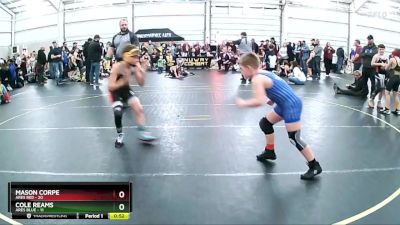 90 lbs Round 3 (6 Team) - Cole Reams, Ares Blue vs Mason Corpe, Ares Red