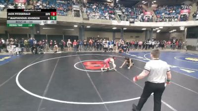 132 lbs Champ. Round 1 - Martavious Johnson, Decatur (Eisenhower) vs Jack Fitzgerald, Naperville (Central)