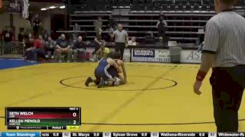 113 lbs Cons. Round 2 - Seth Welch, Erie vs Kellen Menold, Sabetha