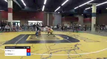 61 kg Consi Of 16 #2 - Kaidance Gerg, Washington vs Attalia Watson, Illinois