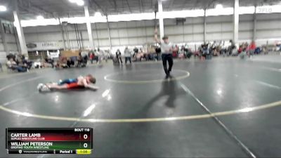 75-80 lbs Quarterfinal - Carter Lamb, Suples Wrestling Club vs William Peterson, Orofino Youth Wrestling