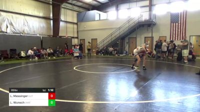 95 lbs Consi Of 8 #1 - Lucas Messinger, Elite vs Landon Wunsch, Unattached