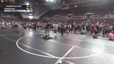 63 lbs Cons. Semis - Nicolas Lott, Dragon Wrestling Club vs Chandler Williams, Sanderson Wrestling Academy