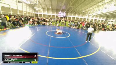 117 lbs Round 3 (4 Team) - Merrill Jacobson, Sanderson Wrestling Academy vs Wyatt Browe, Mat Demons