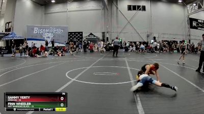 76 lbs Round 1 (4 Team) - Sammy Yerty, Kings K6 vs Finn Wheeler, Mat Warriors Black