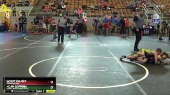 72 lbs Cons. Round 5 - Wyatt Palmer, Northeastern vs Noah Goffena, Sidney Youth Wrestling