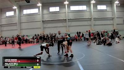 100 lbs Round 1 (8 Team) - Jayce Nixon, The Wrestling Mill vs Malachi Bell, Dayton Bandits