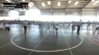 58 lbs Rr Rnd 1 - Makayla Howard, No Team vs Mila Gutierrez, Top Rank Hammers