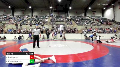 125 lbs Round Of 16 - John Rackley, The Storm Wrestling Center vs Carson Kimbrough, Compound Wrestling