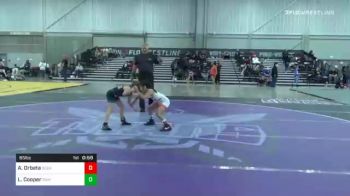 65 lbs Consolation - Allison Orbeta, Socal Grappling Club vs Lydia Cooper, Ram Wrestling Academy