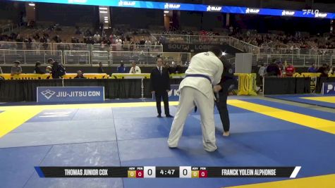 Franck Yolein Alphonse vs Thomas Junior Cox 2025 Pan Jiu Jitsu IBJJF Championship