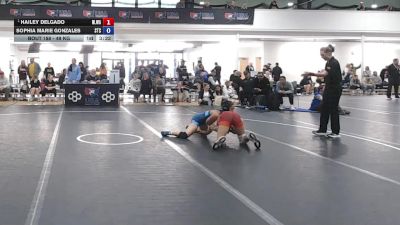 49 kg 1st Place Match - Hailey Delgado, NXT Level Wrestling Academy vs Sophia Marie Gonzales, SilvaBack Training Center