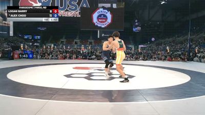 132 lbs Champ. Rd Of 64 - Logan Barry, Rhode Island vs Alex Choo, Texas