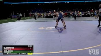 D3-215 lbs Semifinal - Joel Simon, Lakewood HS vs Elizin Rouse, Kingsford HS