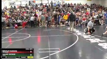 82 lbs Cons. Semi - Xavier George, Triad vs Bentley Burson, Hillsboro