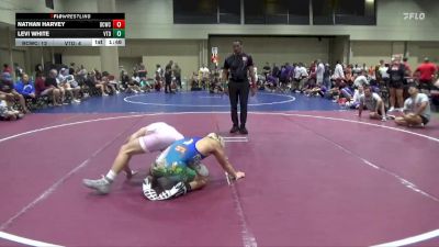 126 lbs Round 3 (6 Team) - Levi White, Venice Takedown Club vs Nathan Harvey, Black Creek WC