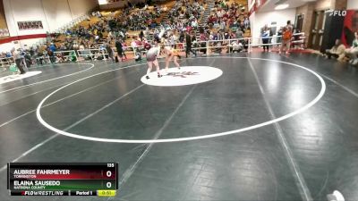 135 lbs Cons. Round 3 - Elaina Sausedo, Natrona County vs Aubree Fahrmeyer, Torrington