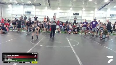 76 lbs Round 2 (8 Team) - Steven Becker, ACES Of Spades vs Eli Gray, Meridian Maniacs