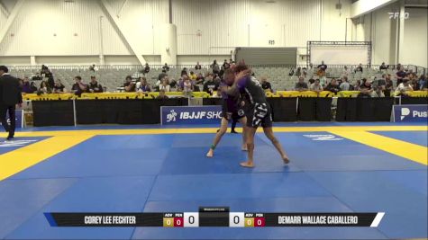 Demarr Wallace Caballero vs Corey Lee Fechter 2025 World IBJJF Jiu-Jitsu No-Gi Championship