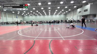 113 lbs Consi Of 32 #2 - Exzander Borstelman, OH vs Cole Borzio, PA
