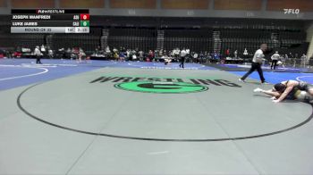 165 lbs Round Of 32 - Joseph Manfredi, Arizona State vs Luke James, California Baptist