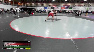 165 lbs Quarterfinal - Weston Melvin, Cumberlands (Ky.) vs Cameron Hargrove, William Penn (Iowa)