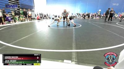 76 lbs Round 1 (4 Team) - Jack Seago, OpenMats Wrestling Club vs Jaxon Bacon, East Kansas Eagles Gold