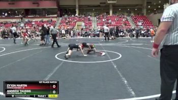 76 lbs Finals (2 Team) - Andrew Taussig, Greater Heights vs Zy`ion Martin, Kansas Mayhem
