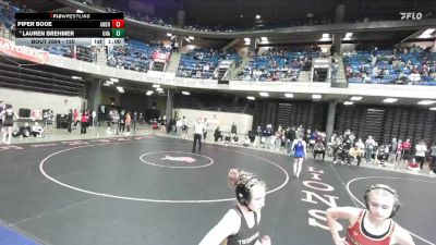 125 lbs Quarterfinal - Lauren Brehmer, Unattached vs Piper Booe, Tinley Park (Andrew)