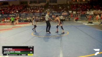 D 3 113 lbs Cons. Semi - Jake Volz, Archbishop Hannan vs Austin Gray-Moore, De La Salle