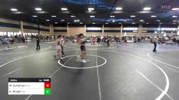 156 lbs Consi Of 8 #1 - Mario Gutierrez, NM Royalty vs Keyano Wright, Red Wave WC