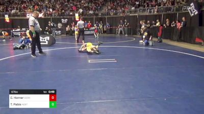 67 lbs Consy 2 - Corbin Horner, Derry vs Talan Pabis, North Allegheny