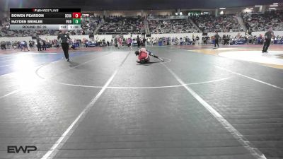 133 lbs Round Of 32 - Bowen Pearson, Scrap Yard Training vs Hayden Brinlee, Piedmont