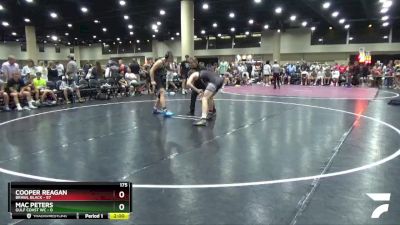 175 lbs Round 2 (6 Team) - Cooper Reagan, BRAWL Black vs Mac Peters, Gulf Coast WC