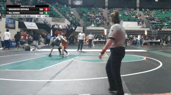 7A 165 lbs Quarterfinal - Brandon Bethea, Thompson HS vs Eli Jones, Florence