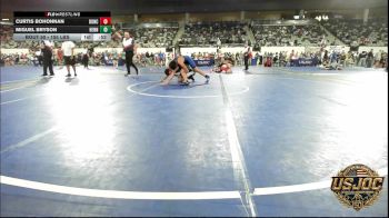 155 lbs Consi Of 16 #1 - Curtis Bohonnan, Duncan Demon Wrestling vs Miguel Bryson, Hennessey Takedown Club