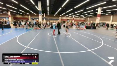 145 lbs Quarterfinal - Dany Guerrero, Vici Wrestling Club vs Bethany Hounchell, Colleyville Heritage High School Wrestling