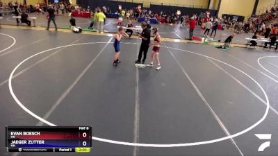 98 lbs Quarterfinal - Evan Boesch, MN vs Jaeger Zutter, MN