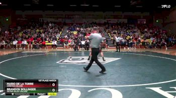 149 lbs 1st Place Match - Mario De La Torre, Cerritos College vs Brandon Bollinger, Victor Valley College